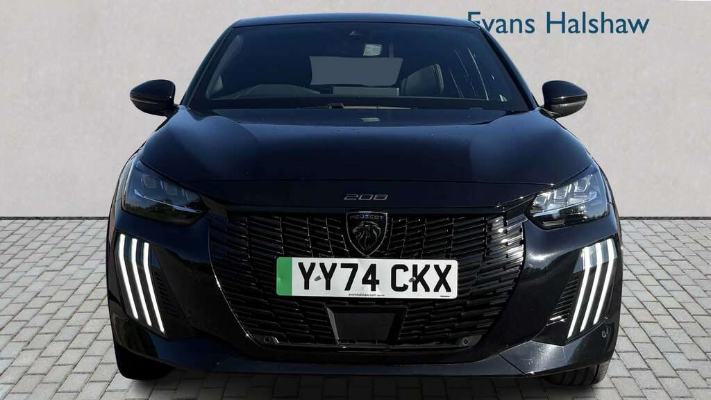 Peugeot e-208 115Kw Gt 51Kwh 2024 YY74CKX Black #5