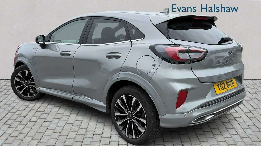 Ford Puma 1.0 Ecoboost Hybrid Mhev 155 St-line Vignale 2 YGZ8128 Silver #2