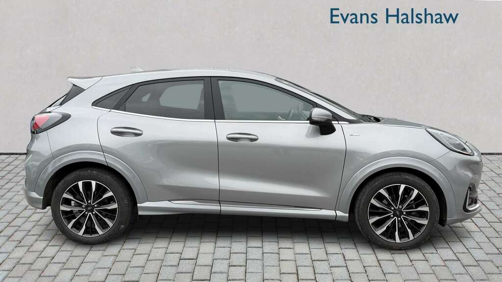 Ford Puma 1.0 Ecoboost Hybrid Mhev 155 St-line Vignale 2 YGZ8128 Silver #3
