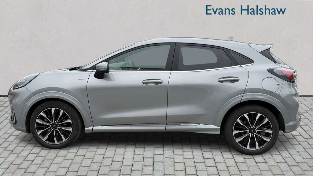 Ford Puma 1.0 Ecoboost Hybrid Mhev 155 St-line Vignale 2 YGZ8128 Silver #4