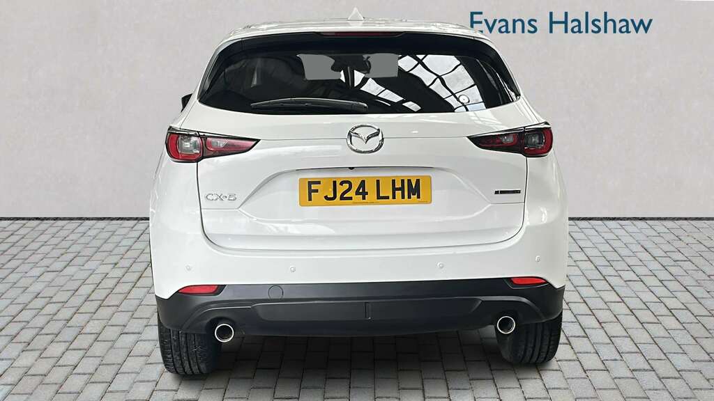 Mazda CX-5 2.0 E-skyactiv G Mhev Exclusive-line 2024 FJ24LHM White #5