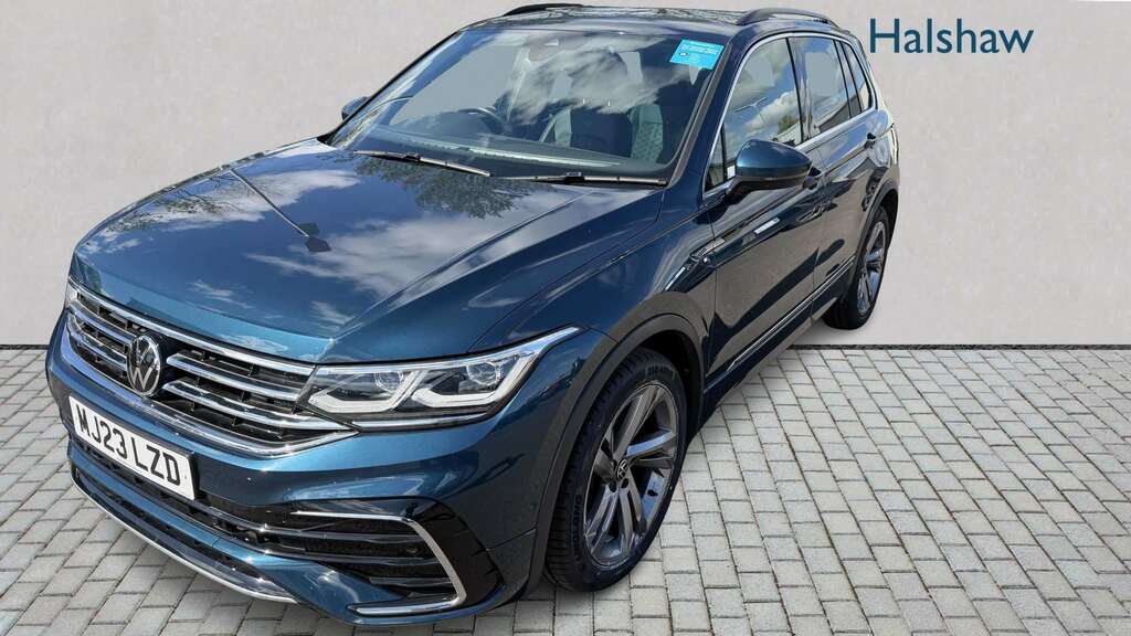Volkswagen Tiguan 1.5 Tsi 150 R-line Edition Dsg 2023 MJ23LZD Blue #4