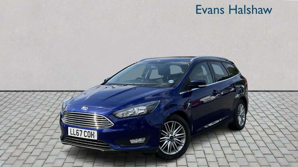 Ford Focus 1.0 Ecoboost 125 Zetec Edition 2017 LL67COH Blue #3