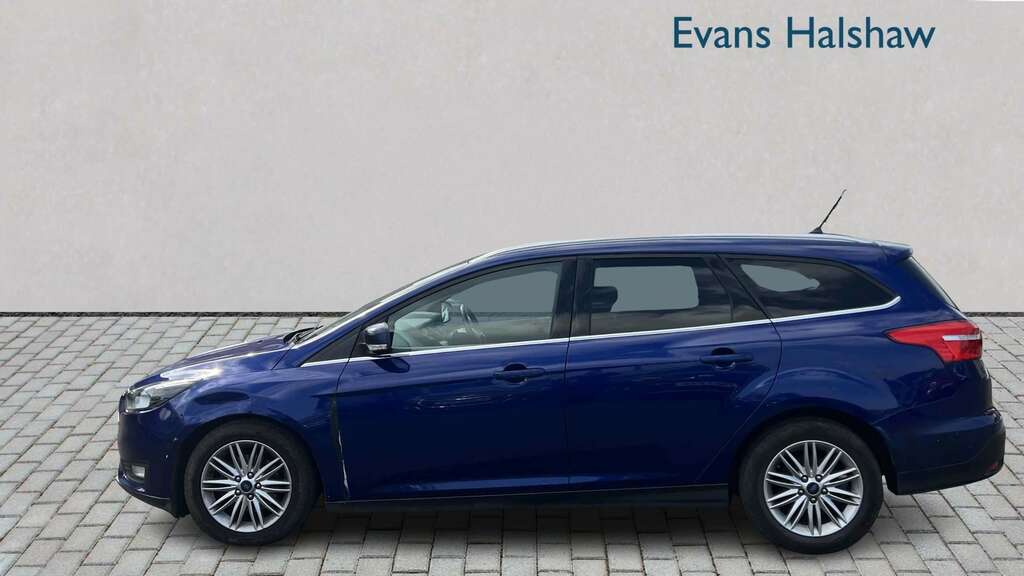 Ford Focus 1.0 Ecoboost 125 Zetec Edition 2017 LL67COH Blue #4