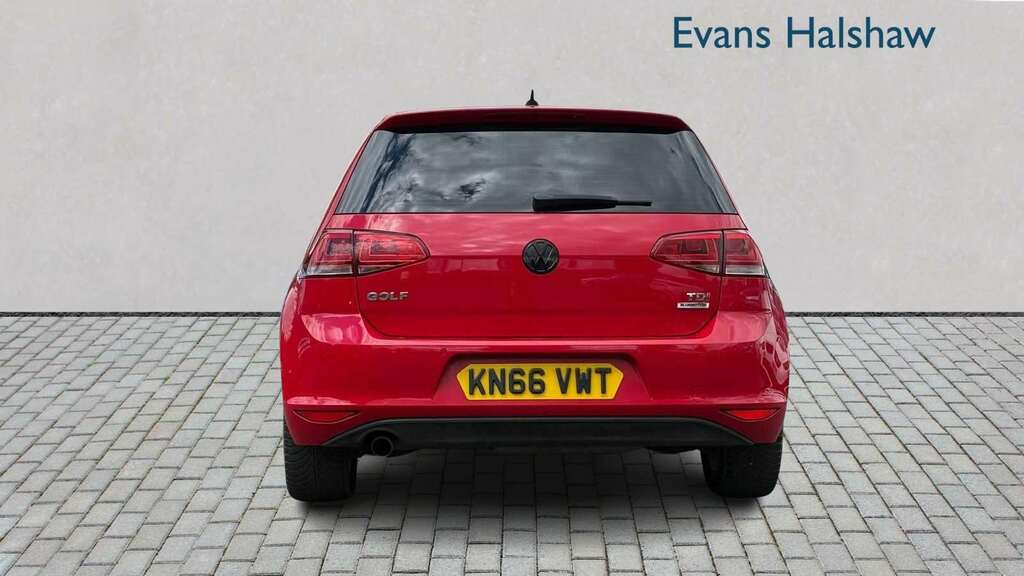 Volkswagen Golf 1.6 Tdi 110 Gt Edition 2016 KN66VWT Red #5