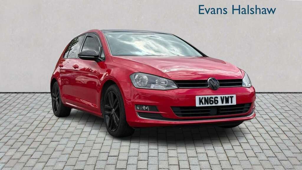 Volkswagen Golf 1.6 Tdi 110 Gt Edition 2016 Red