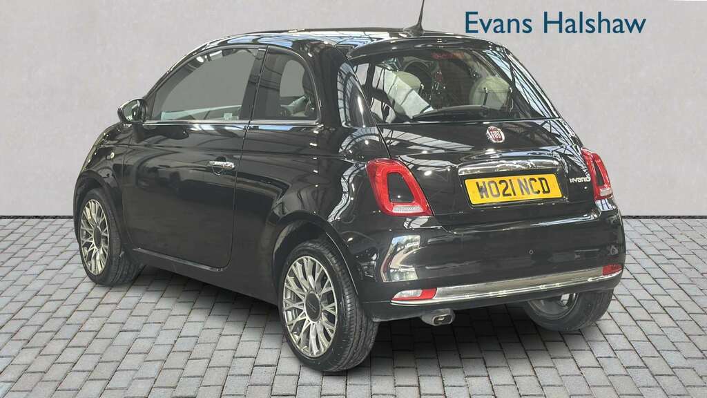 Fiat 500 1.0 Mild Hybrid Star 2021 WO21NCD Black #2