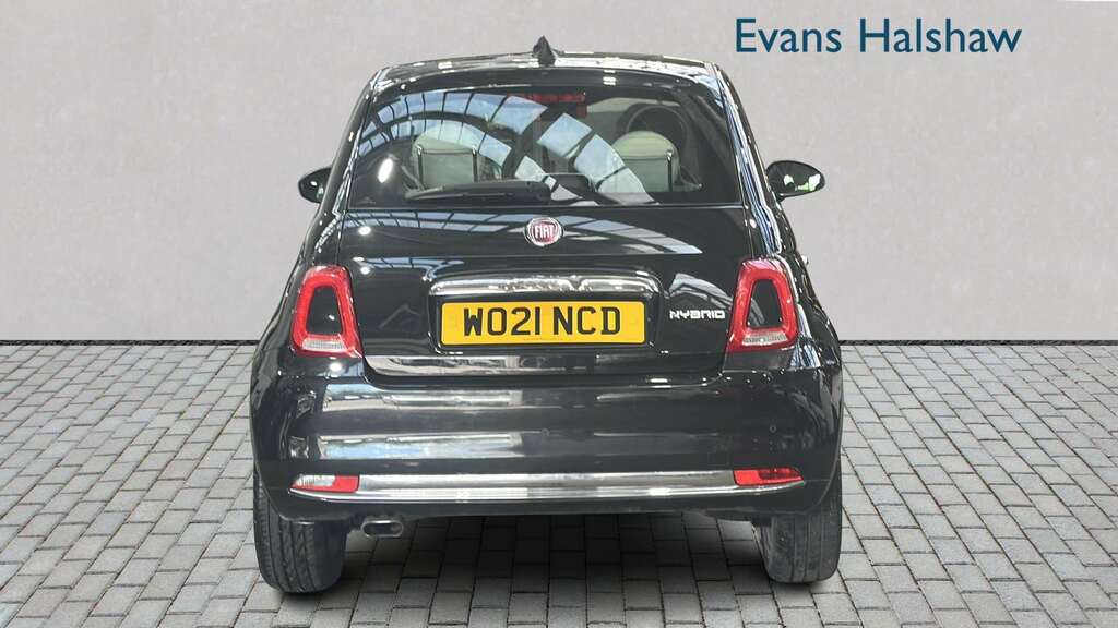 Fiat 500 1.0 Mild Hybrid Star 2021 WO21NCD Black #5