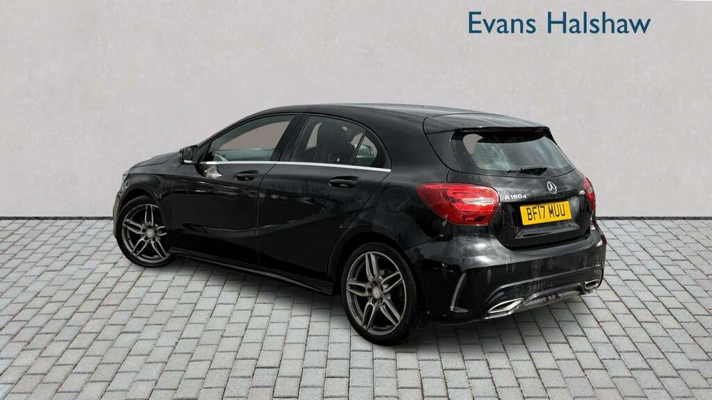 Mercedes-Benz A Class A180d Amg Line Executive 2017 BF17MUU Black #2