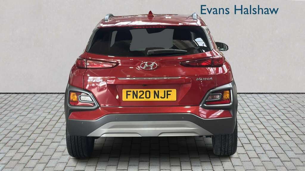 Hyundai Kona 1.0T Gdi Blue Drive Premium 2020 FN20NJF Red #4