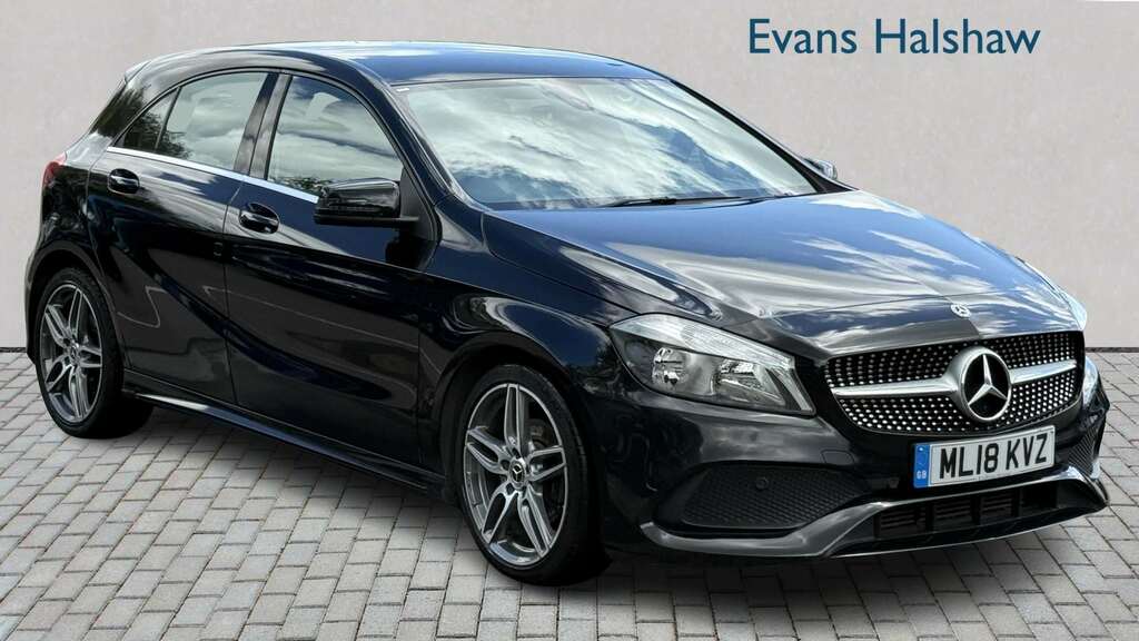 Mercedes-Benz A Class A200d Amg Line 2018 Black