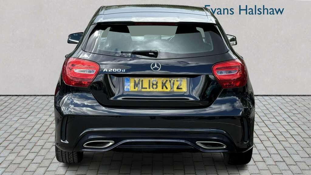 Mercedes-Benz A Class A200d Amg Line 2018 ML18KVZ Black #5
