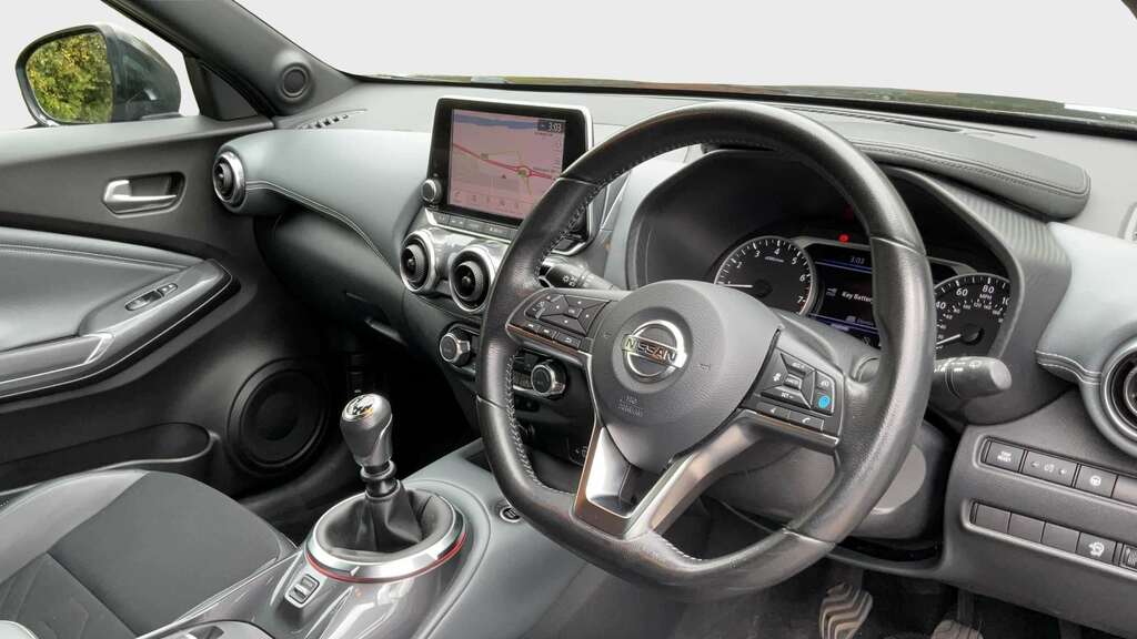 Nissan Juke 1.0 Dig-t Tekna 2019 FD69WKS Black #4