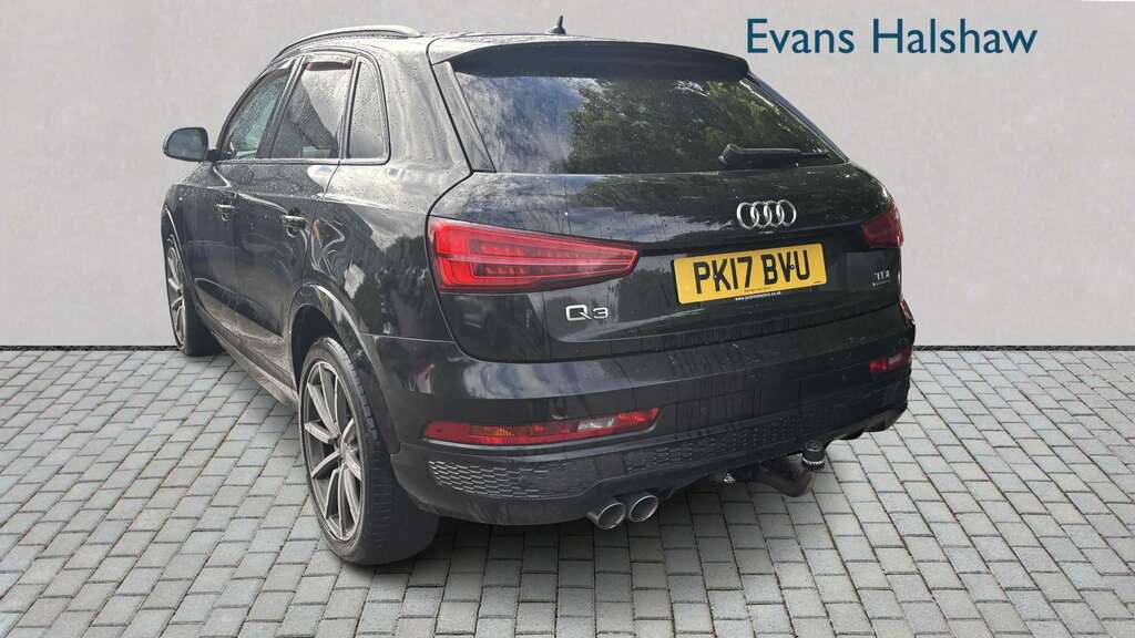 Audi Q3 2.0 Tdi 184 Quattro S Line Plus S Tronic 201 PK17BVU Black #3