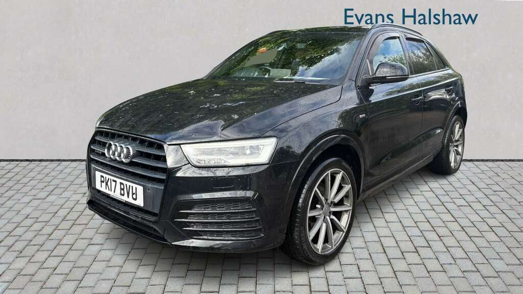 Audi Q3 2.0 Tdi 184 Quattro S Line Plus S Tronic 201 PK17BVU Black #4
