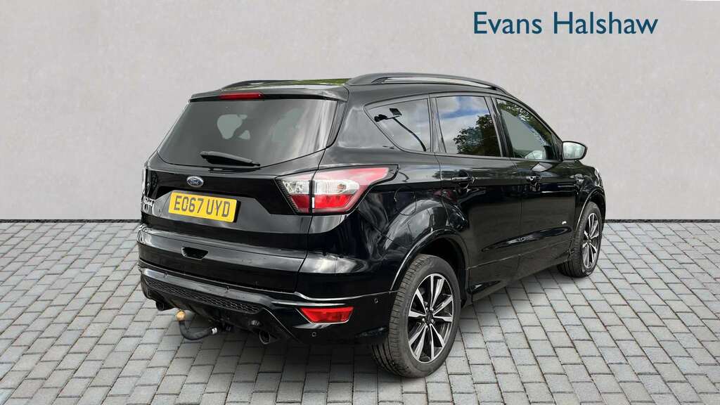 Ford Kuga 2.0 Tdci 180 St-line 2017 EO67UYD Black #3