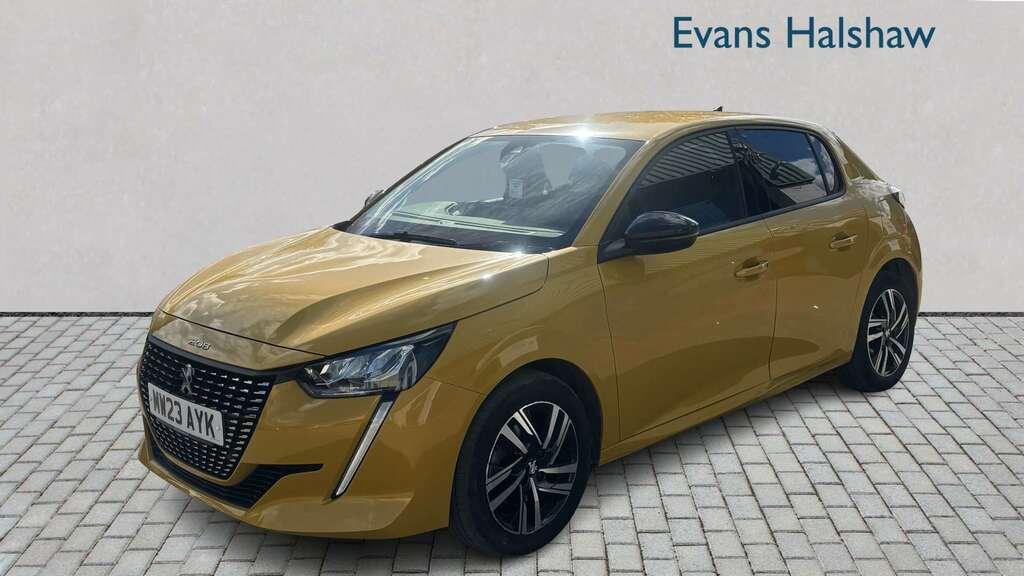 Peugeot 208 1.2 Puretech 100 Allure Premium 2023 MW23AYK Yellow #2