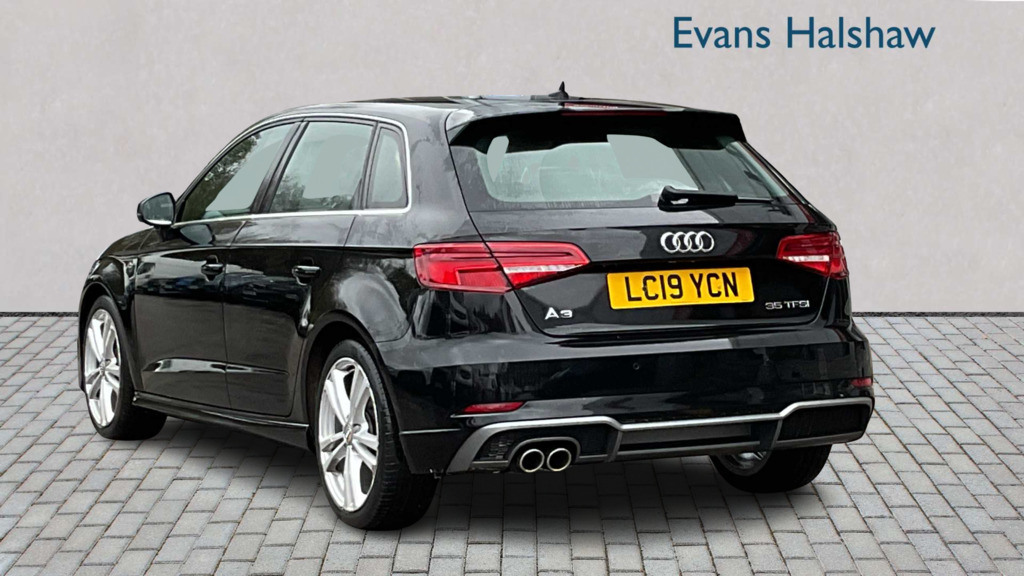 Audi A3 35 Tfsi S Line 2019 LC19YCN Black #3