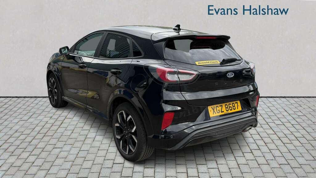 Ford Puma 1.0 Ecoboost Hybrid Mhev 155 St-line X 2022 XGZ8687 Black #3