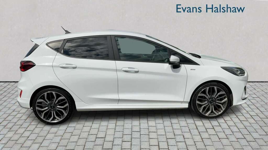 Ford Fiesta 1.0 Ecoboost Hybrid Mhev 125 St-line X 2023 YH73CXU White #2