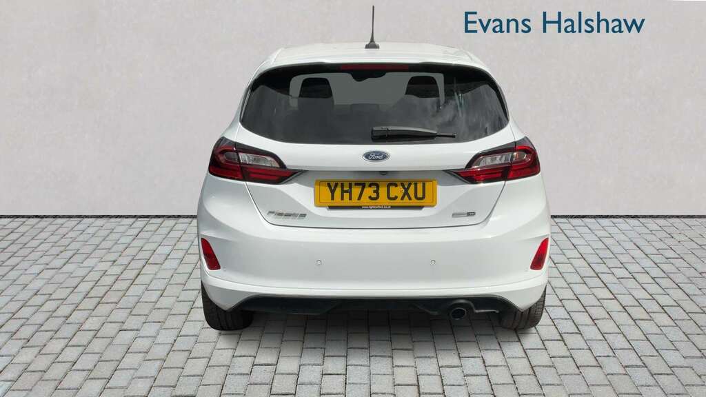 Ford Fiesta 1.0 Ecoboost Hybrid Mhev 125 St-line X 2023 YH73CXU White #3