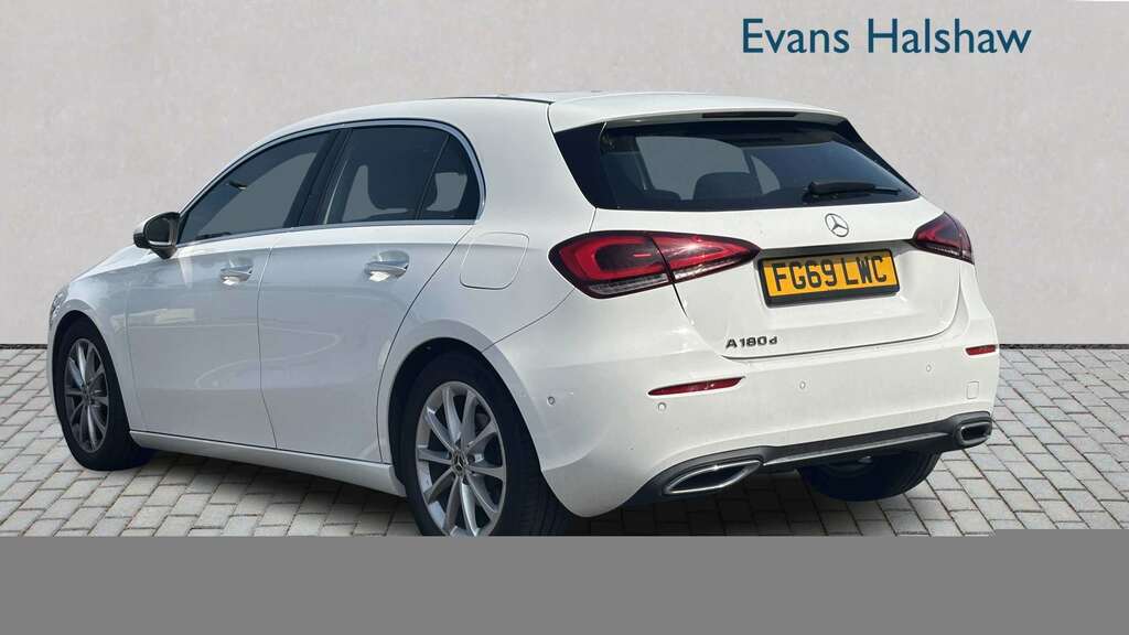 Mercedes-Benz A Class A180d Sport Premium Plus 2019 FG69LWC White #2