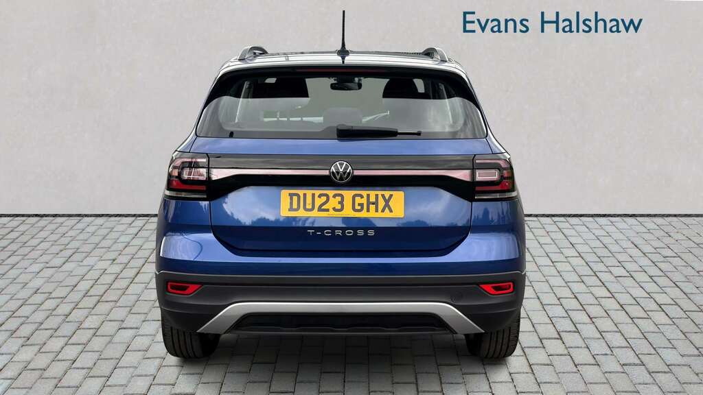 Volkswagen T-Cross 1.0 Tsi Se 2023 DU23GHX Blue #4