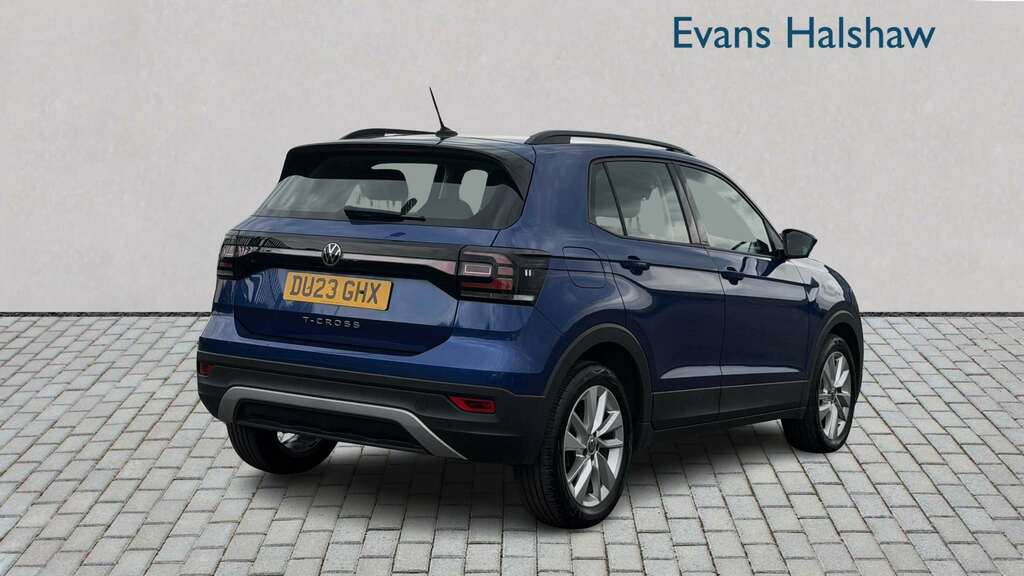 Volkswagen T-Cross 1.0 Tsi Se 2023 DU23GHX Blue #2