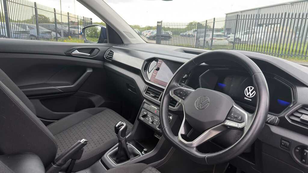 Volkswagen T-Cross 1.0 Tsi Se 2023 DU23GHX Blue #3