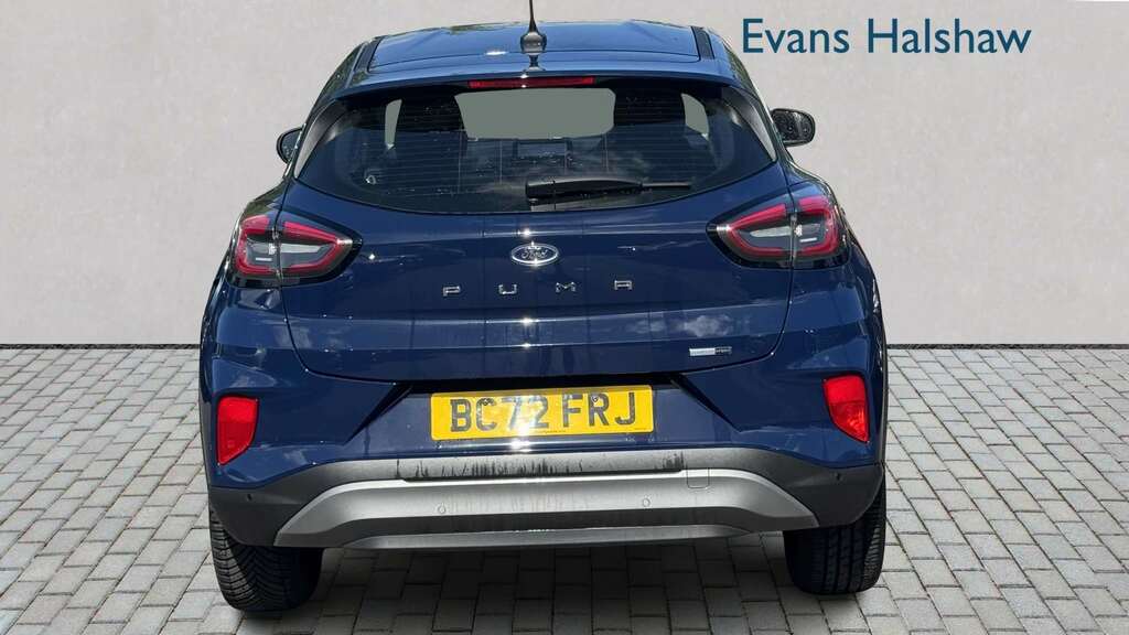 Ford Puma 1.0 Ecoboost Hybrid Mhev Titanium Dct 2023 BC72FRJ Blue #3