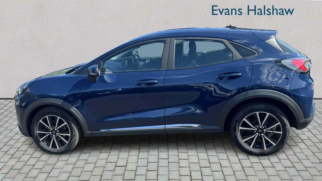 Ford Puma 1.0 Ecoboost Hybrid Mhev Titanium Dct 2023 BC72FRJ Blue #5