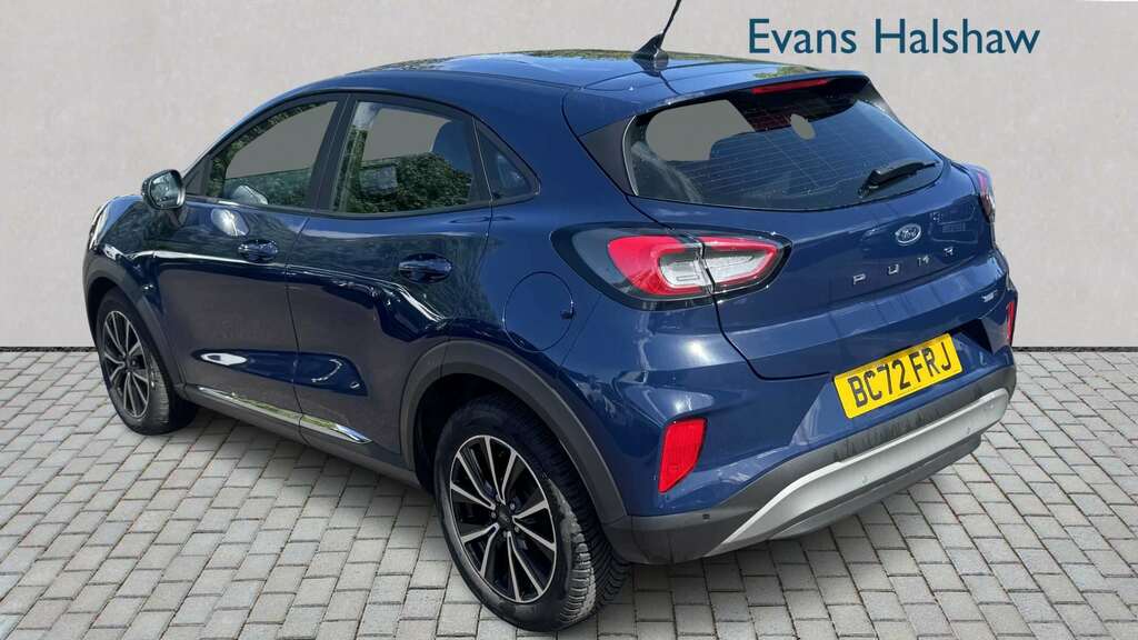 Ford Puma 1.0 Ecoboost Hybrid Mhev Titanium Dct 2023 BC72FRJ Blue #4