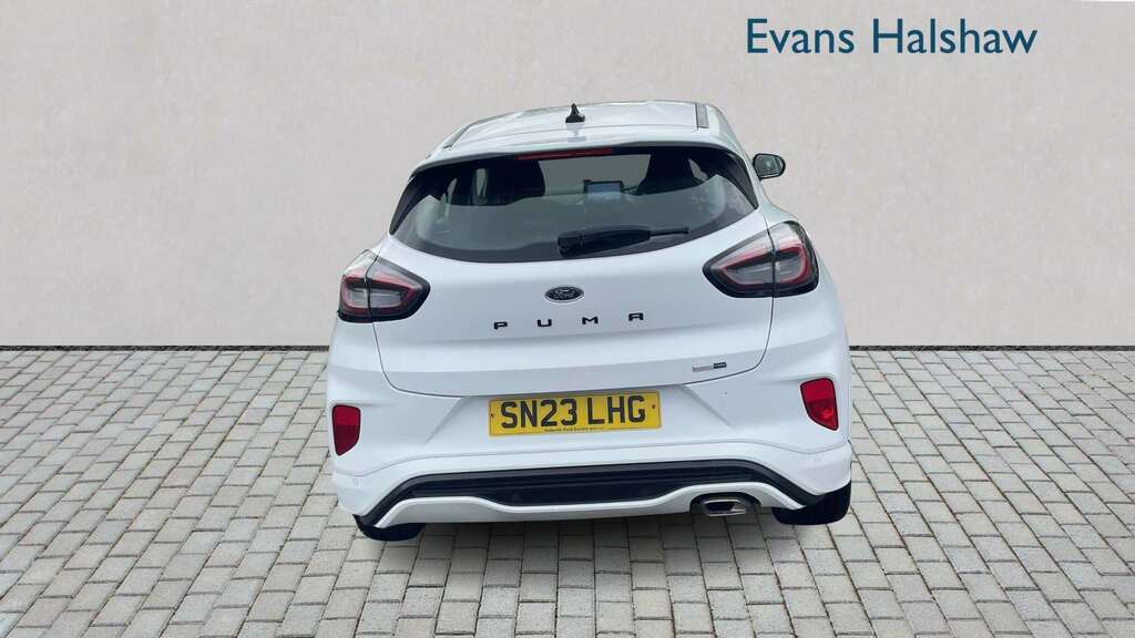 Ford Puma 1.0 Ecoboost Hybrid Mhev St-line Dct 2023 SN23LHG White #6
