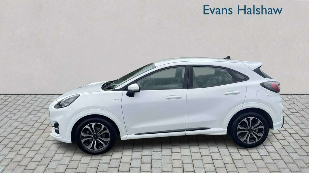 Ford Puma 1.0 Ecoboost Hybrid Mhev St-line Dct 2023 SN23LHG White #4