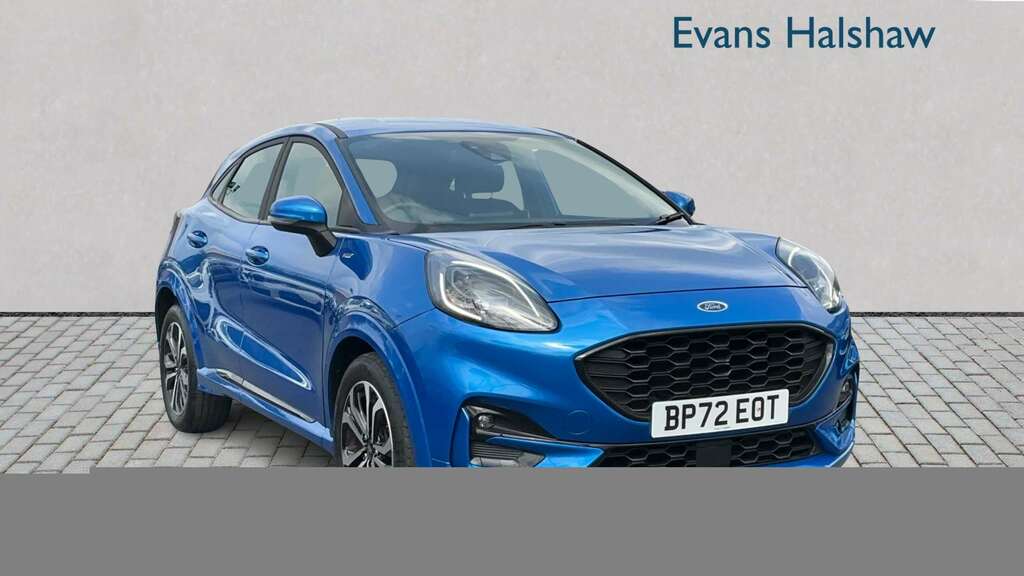 Ford Puma 1.0 Ecoboost Hybrid Mhev St-line Dct 2023 Blue