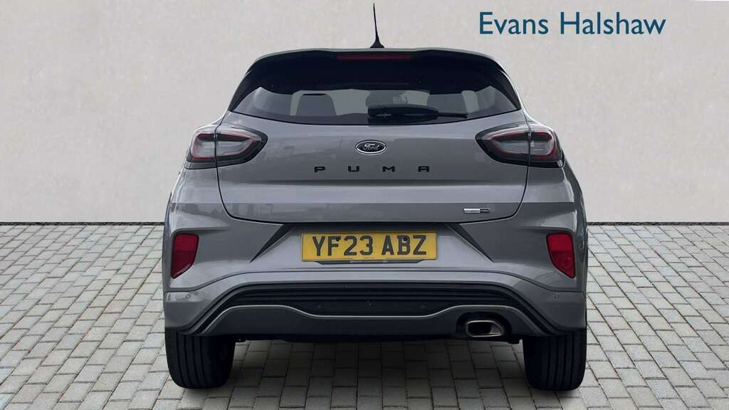 Ford Puma 1.0 Ecoboost Hybrid Mhev St-line Dct 2023 YF23ABZ Silver #3