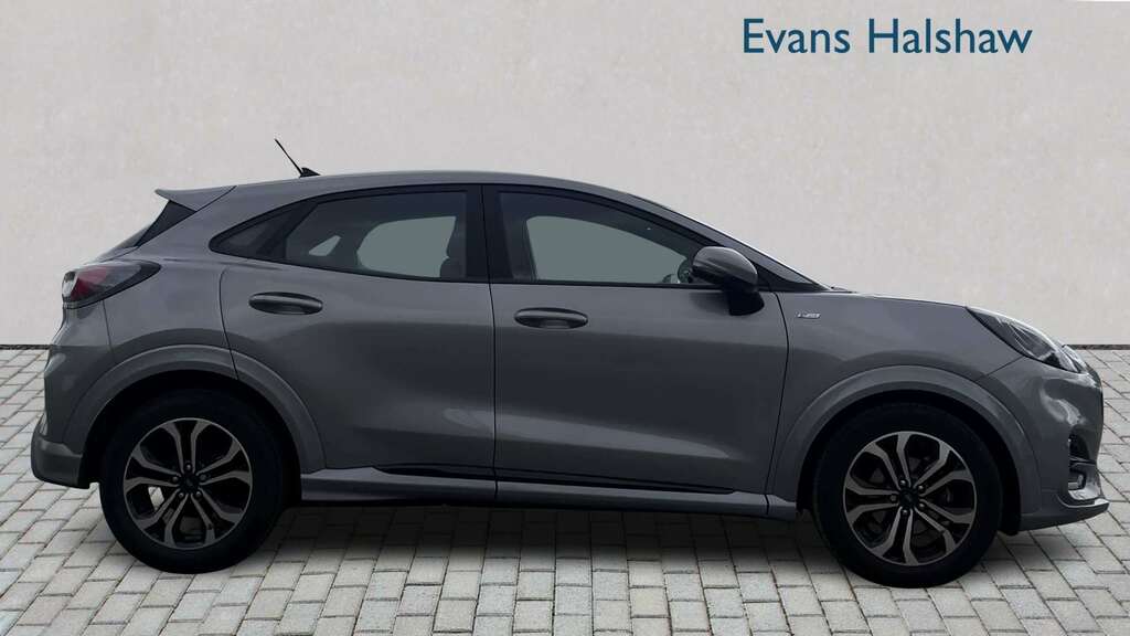 Ford Puma 1.0 Ecoboost Hybrid Mhev St-line Dct 2023 YF23ABZ Silver #4