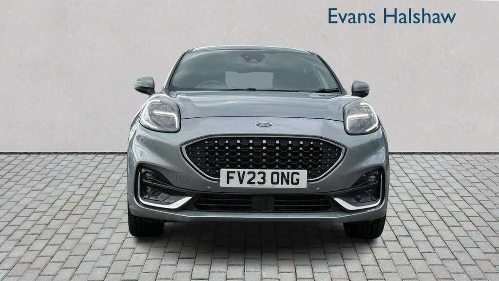 Ford Puma 1.0 Ecoboost Hybrid Mhev 155 St-line Vignale 2 FV23ONG Silver #3