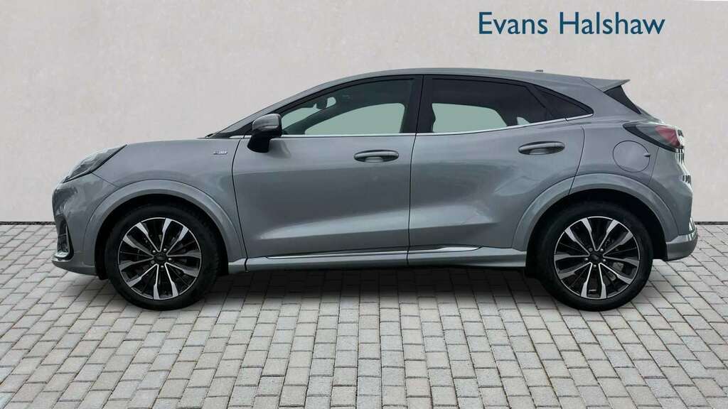 Ford Puma 1.0 Ecoboost Hybrid Mhev 155 St-line Vignale 2 FV23ONG Silver #4