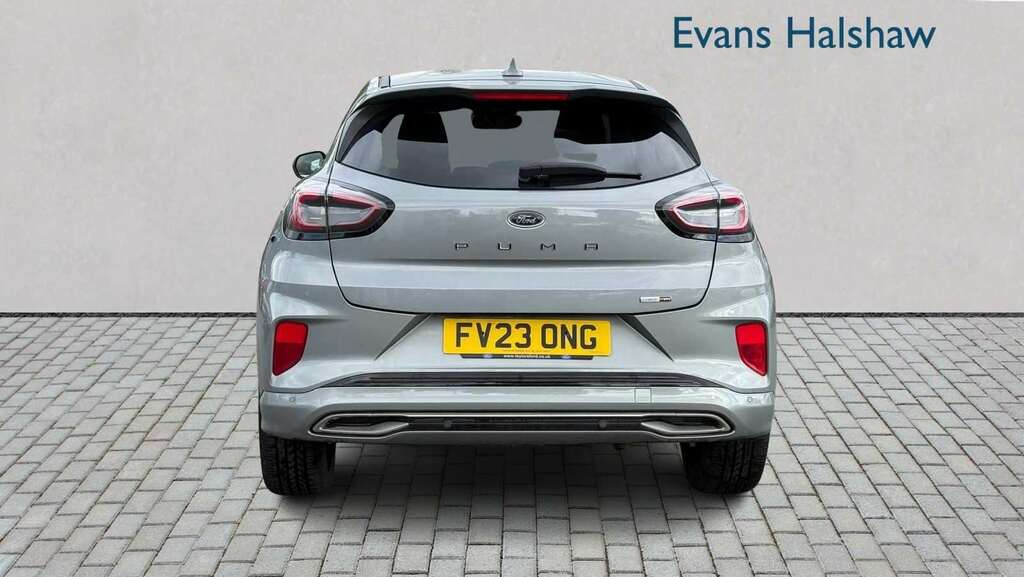 Ford Puma 1.0 Ecoboost Hybrid Mhev 155 St-line Vignale 2 FV23ONG Silver #5
