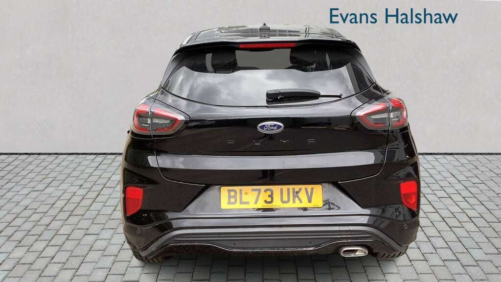 Ford Puma 1.0 Ecoboost Hybrid Mhev St-line Dct 2023 BL73UKV Black #4