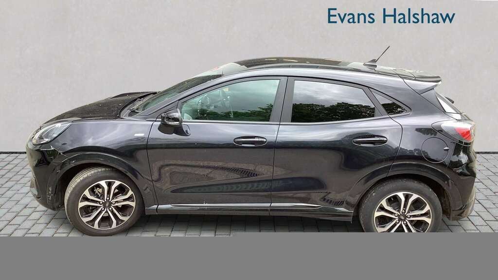 Ford Puma 1.0 Ecoboost Hybrid Mhev St-line Dct 2023 BL73UKV Black #2