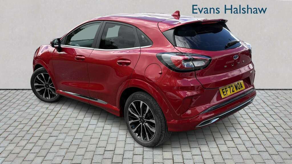 Ford Puma 1.0 Ecoboost Hybr Mhev 155 St-line Vignale Dct EF72WOA Red #2