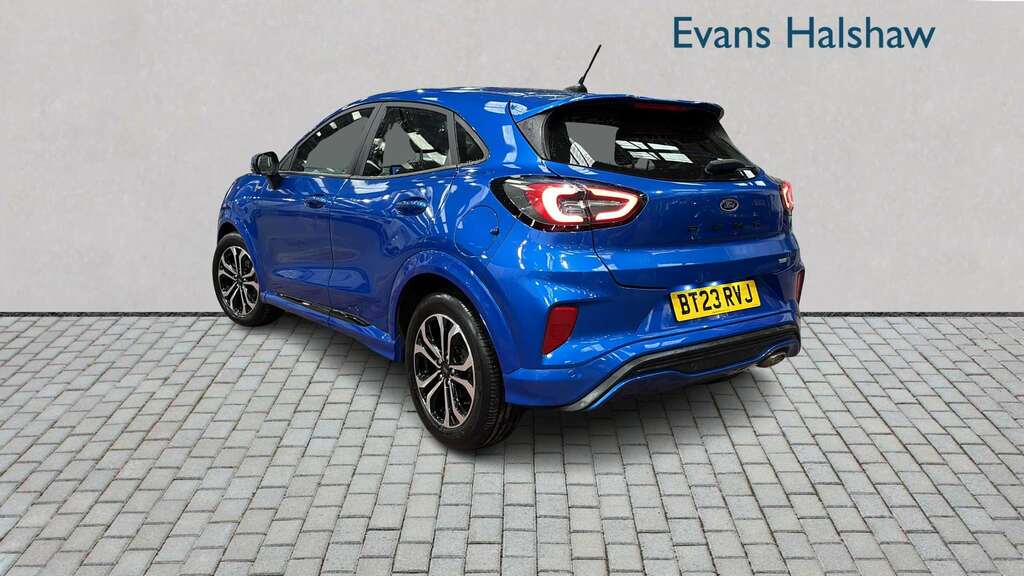 Ford Puma 1.0 Ecoboost Hybrid Mhev St-line Dct 2023 BT23RVJ Blue #2