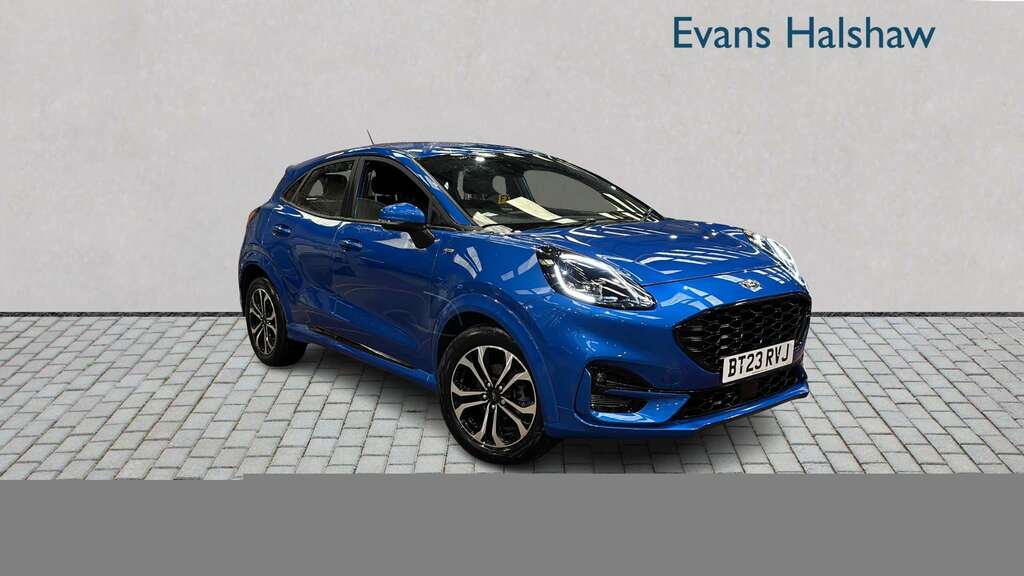 Ford Puma 1.0 Ecoboost Hybrid Mhev St-line Dct 2023 Blue