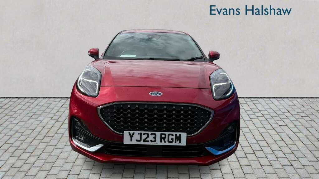 Ford Puma 1.0 Ecoboost Hybr Mhev 155 St-line Vignale Dct YJ23RGM Red #2