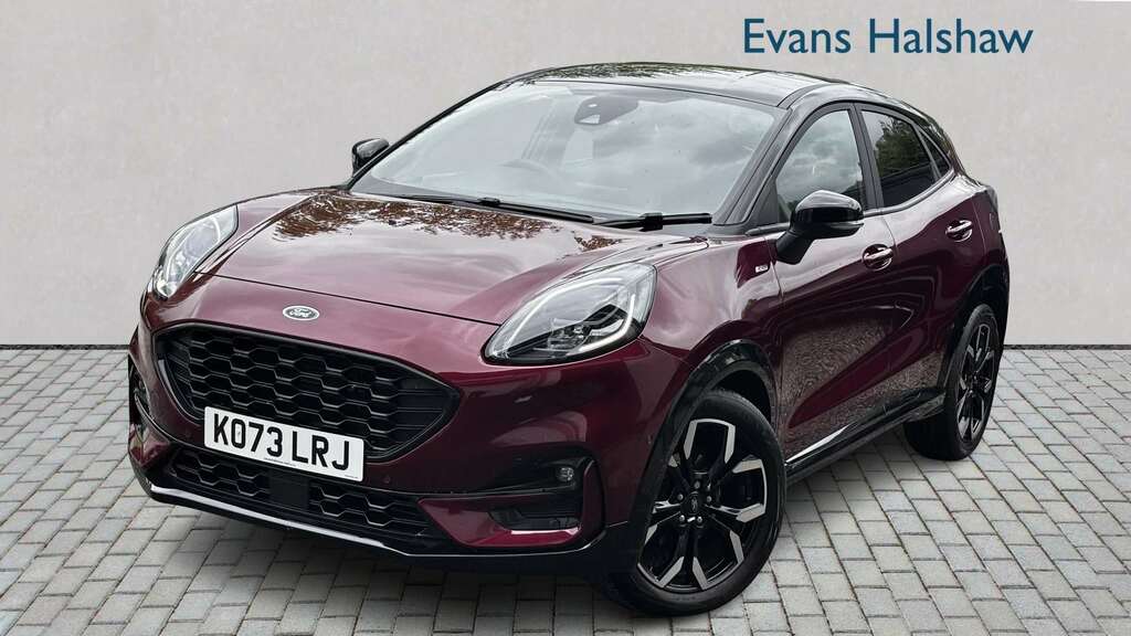 Ford Puma 1.0 Ecoboost Hybrid Mhev 155 Vivid Ruby Ed Dct KO73LRJ Red #3