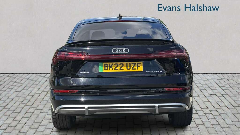 Audi E-tron 230Kw 50 Quattro 71Kwh S Line 2022 BK22UZF Black #4