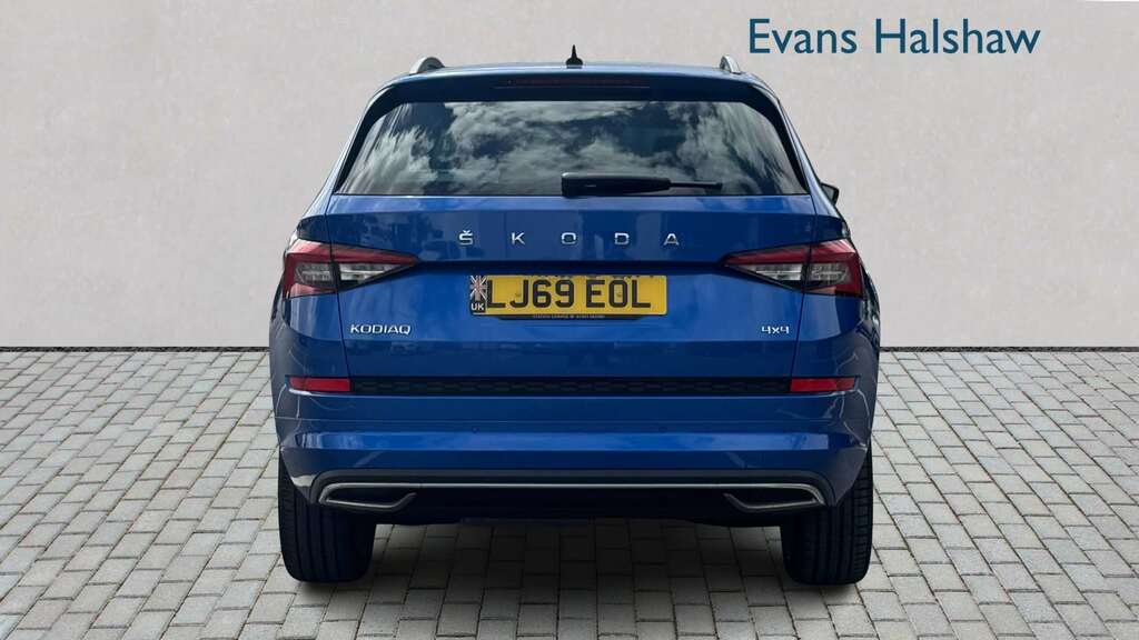 Skoda Kodiaq 2.0 Tdi Sport Line 4X4 Dsg 7 Seat 2019 LJ69EOL Blue #3