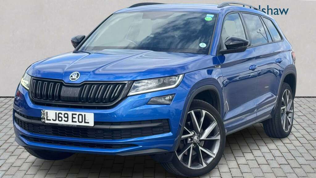 Skoda Kodiaq 2.0 Tdi Sport Line 4X4 Dsg 7 Seat 2019 LJ69EOL Blue #4